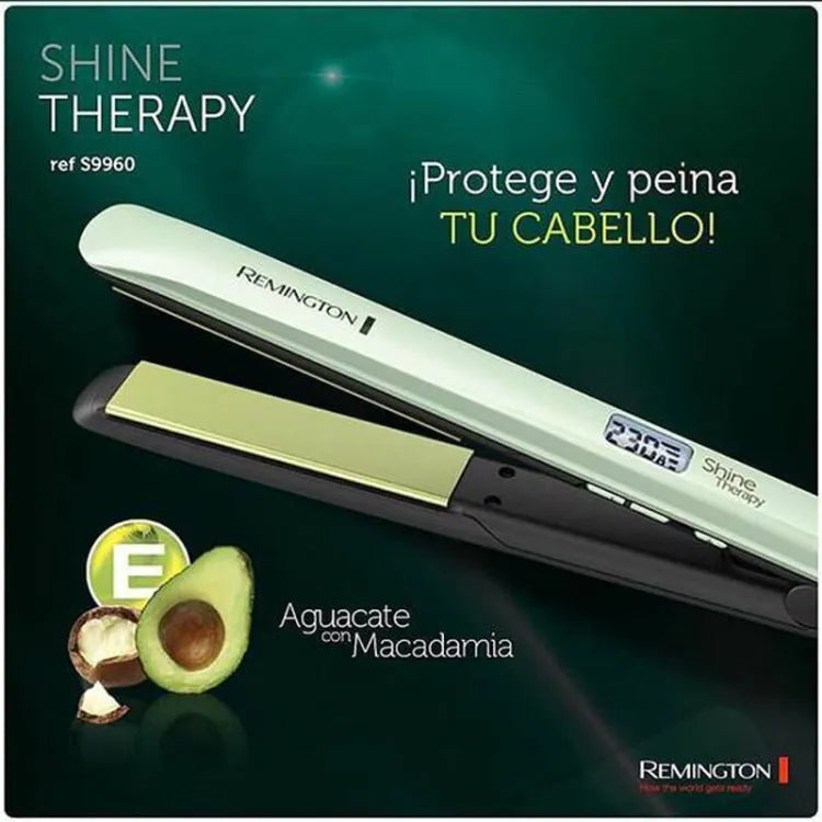Remington Shine Therapy Hair Straightener - Ceramic Floating Plates with LCD Display