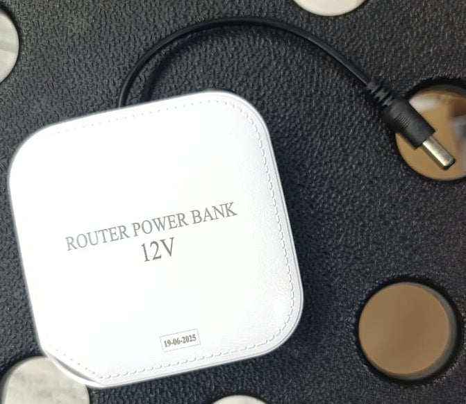 20000mAh WiFi Router Power Bank - 9V/12V Uninterrupted Backup Battery