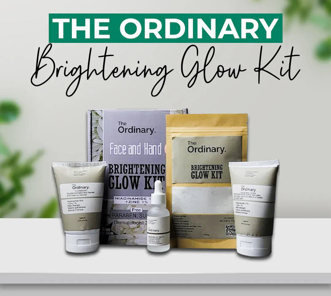 The Ordinary Glow Kit – Niacinamide + Zinc Brightening Skincare Set