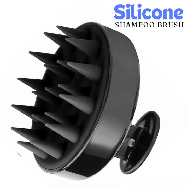 Silicone Scalp Massager & Shampoo Brush - Deep Cleaning Hair Scrubber