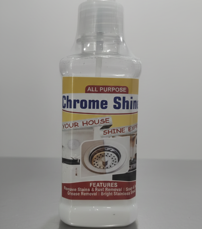 All Purpose Chrome Shine Cleaner (200ml) - Rust & Stain Remover