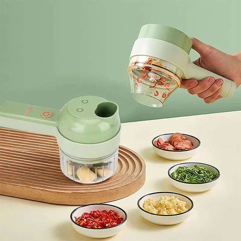 Rechargeable 4-in-1 Electric Vegetable Cutter