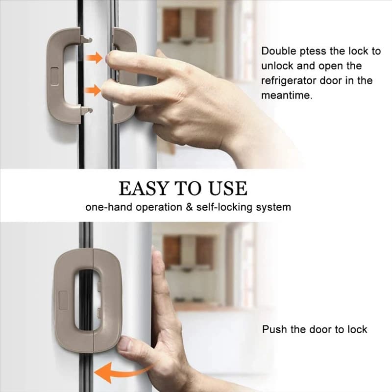 Self-Adhesive Refrigerator Safety Lock thumbnail 5