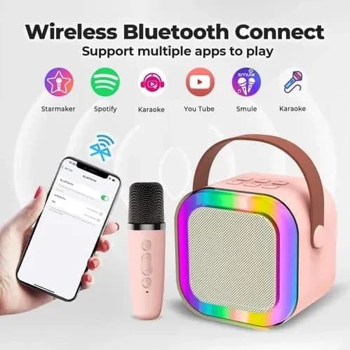 K12 Portable Karaoke Speaker and Microphone — additional product photo