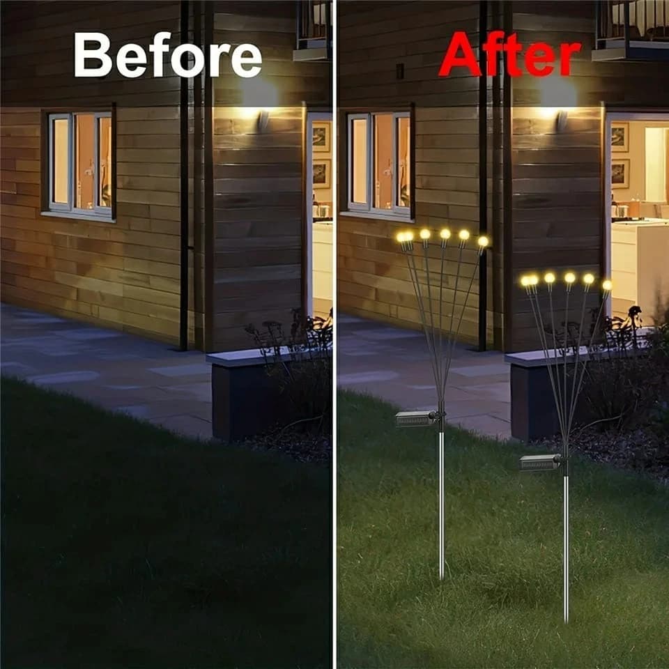 Solar Firefly Garden Lights — Warm Light thumbnail 6