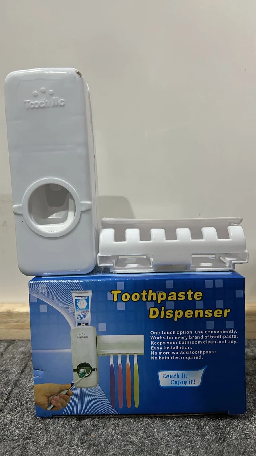 Automatic Toothpaste Dispenser and Brush Holder thumbnail 6