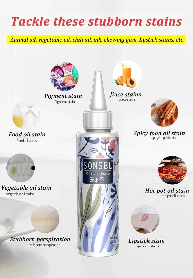 Sonsel Fabric Stain Remover, 100ml thumbnail 4