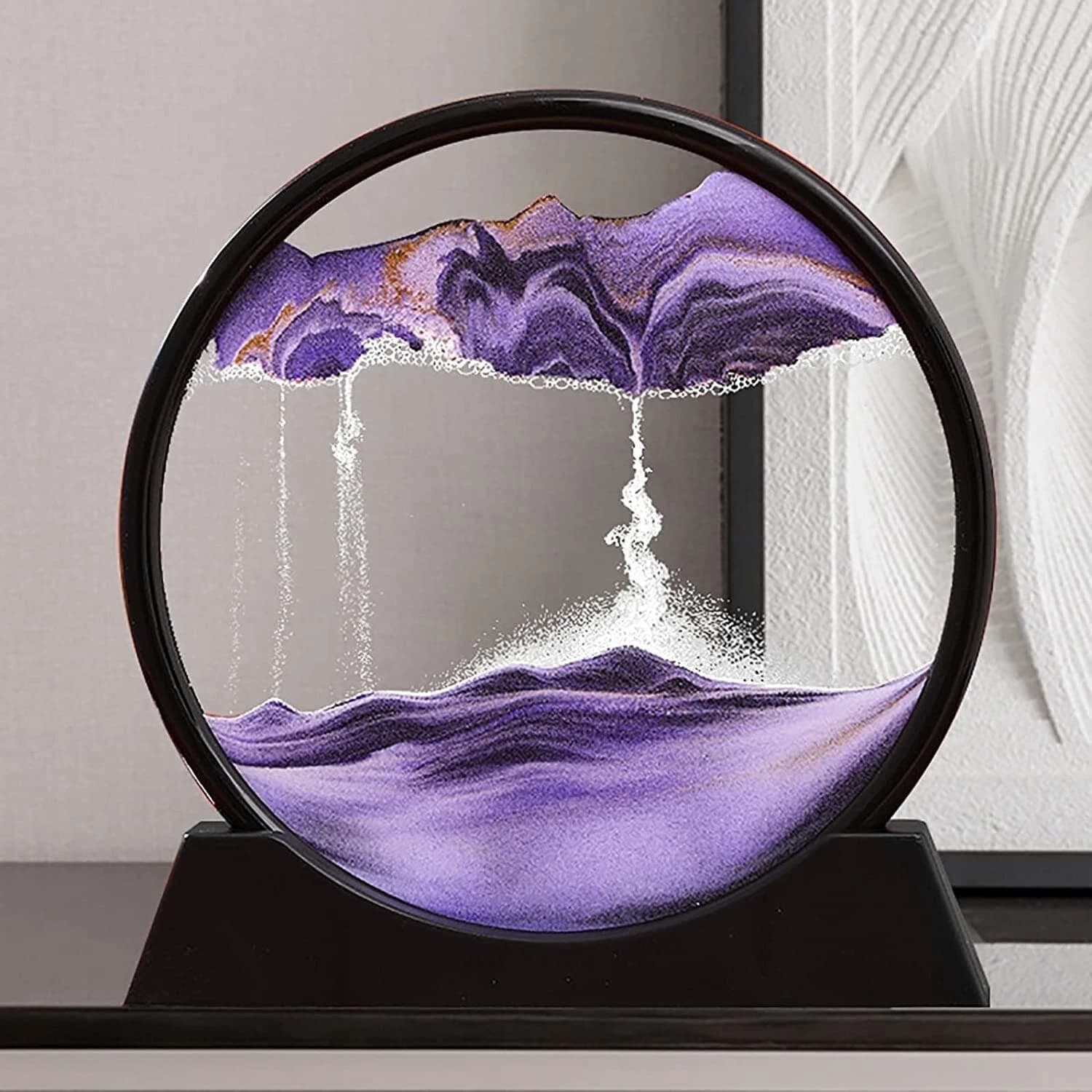 Moving Sand Art Display, 8 Inch — Unlit — additional product photo