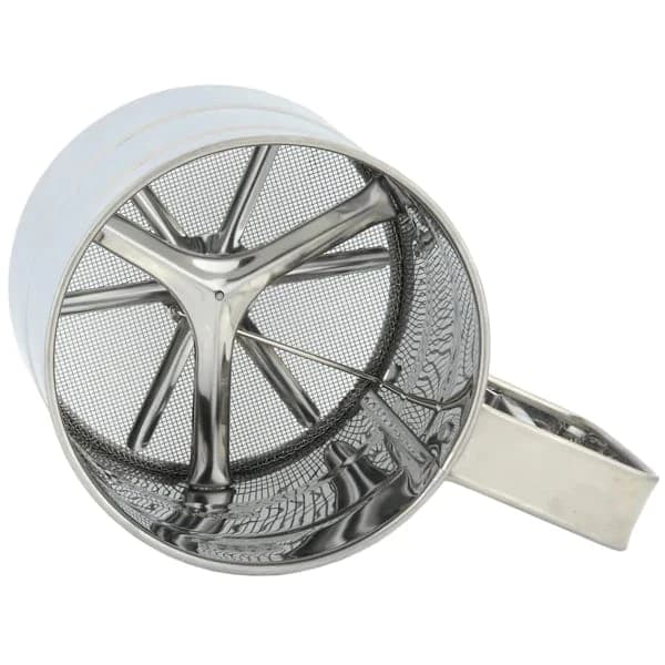 Stainless Steel Flour Sifter with Hand Press thumbnail 4