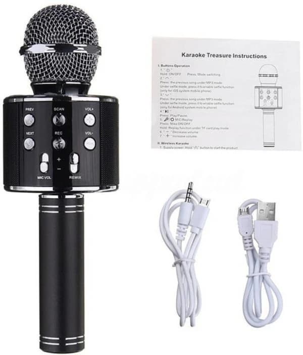 WS-858 Wireless Karaoke Microphone Speaker thumbnail 6