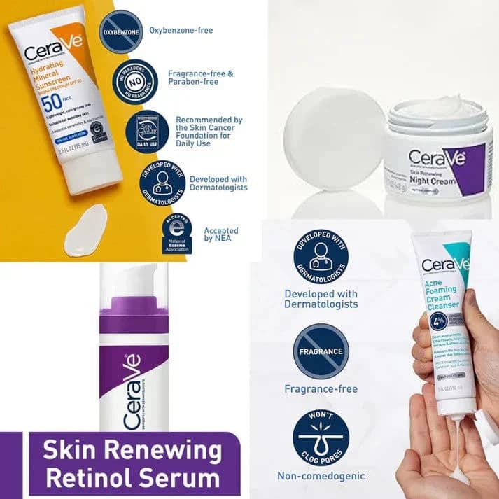 CeraVe Skincare Kit, 4 Pieces thumbnail 6