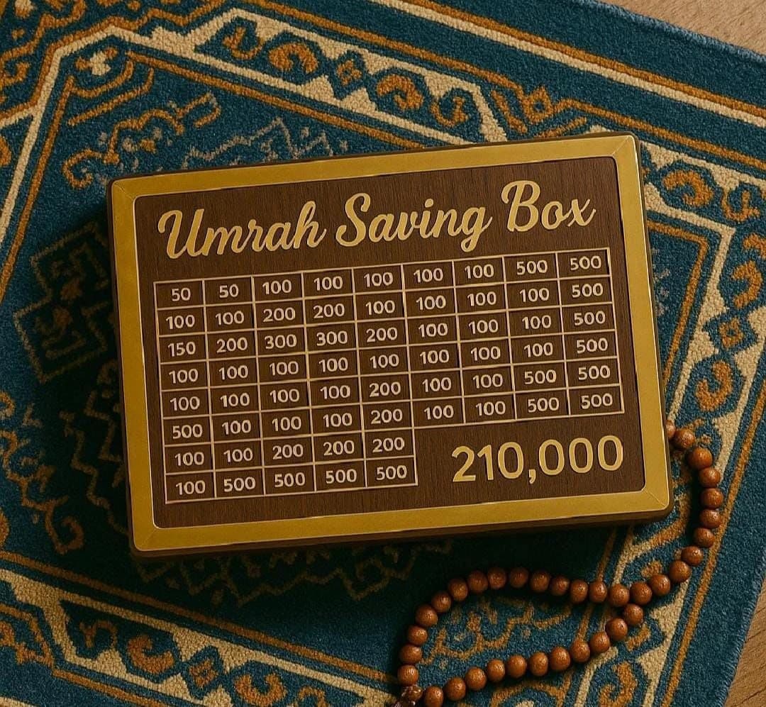 Umrah Savings Box with Rs210,000 Tracker thumbnail 5