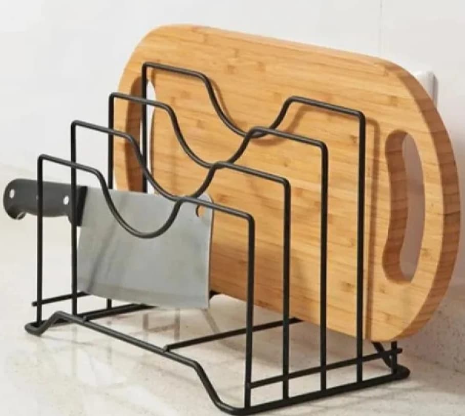 Kitchen Cutting Board and Lid Organizer thumbnail 4