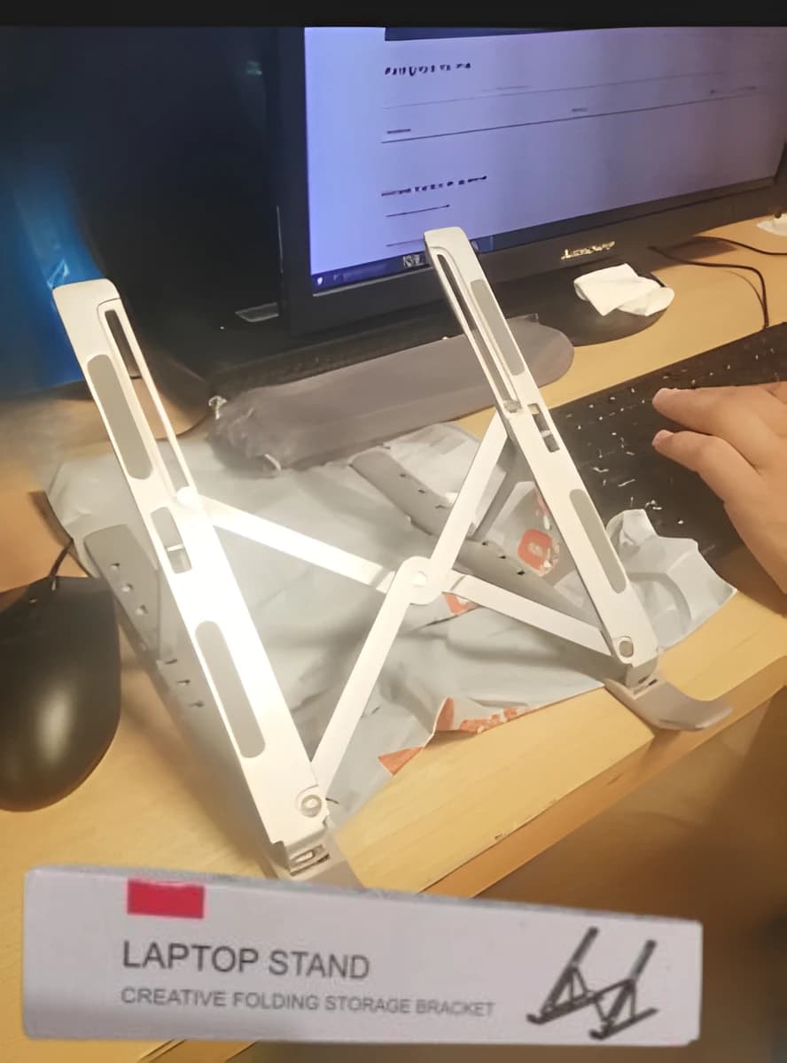Speed-X Folding Laptop Stand, up to 15 Inch thumbnail 4