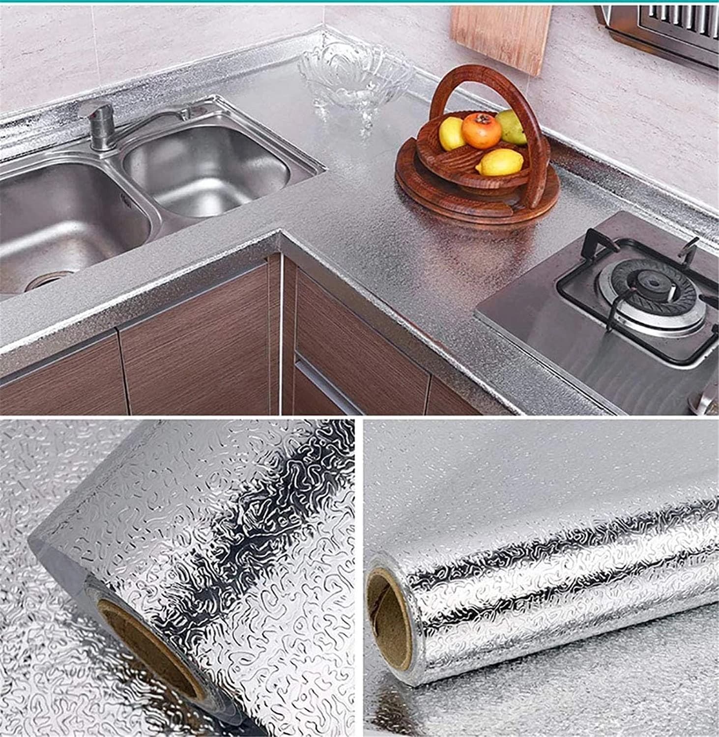 Self-Adhesive Foil Kitchen Sheet, 60 × 200cm thumbnail 3