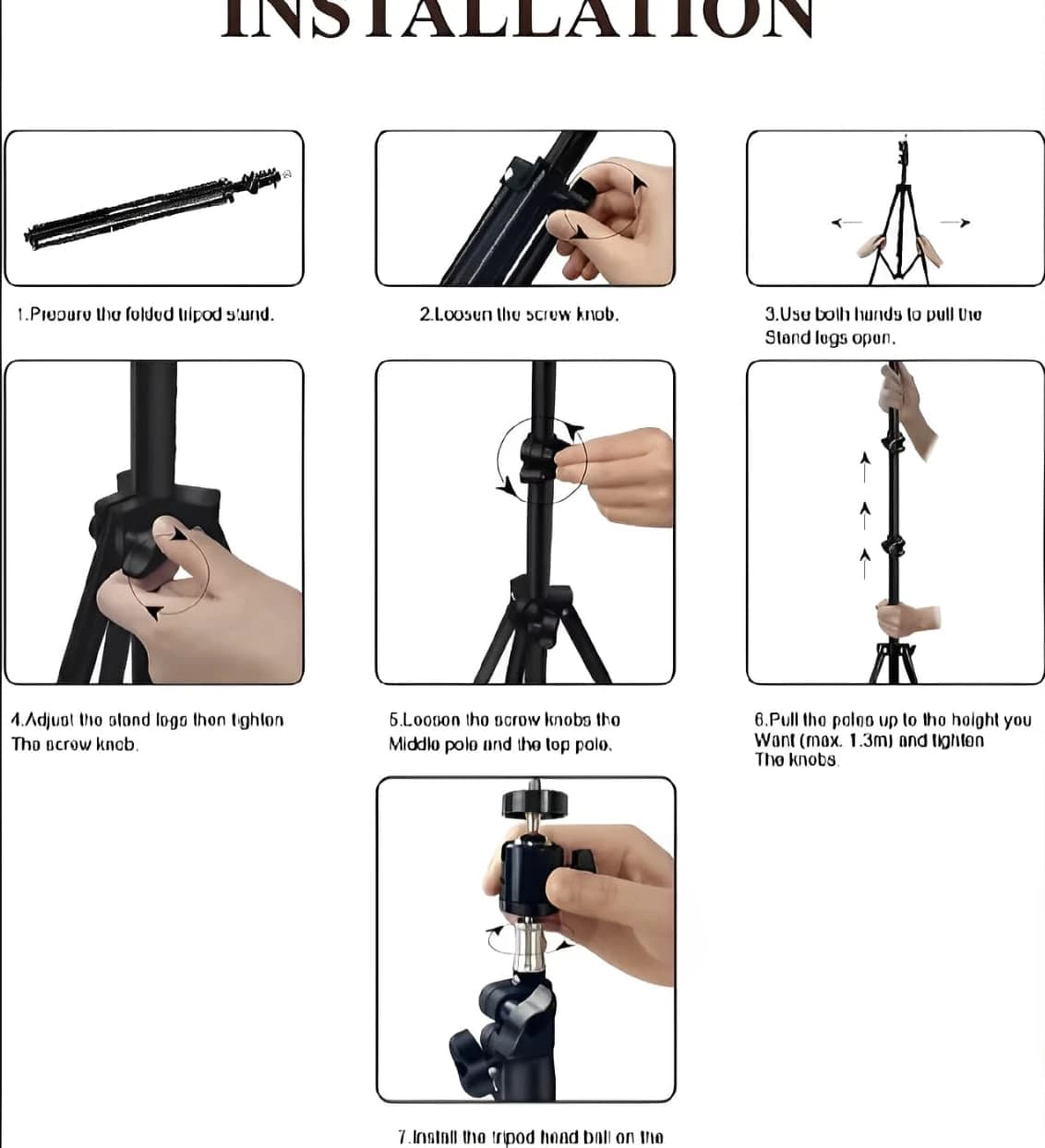 26cm Ring Light with Phone Holder and 7ft Stand thumbnail 5