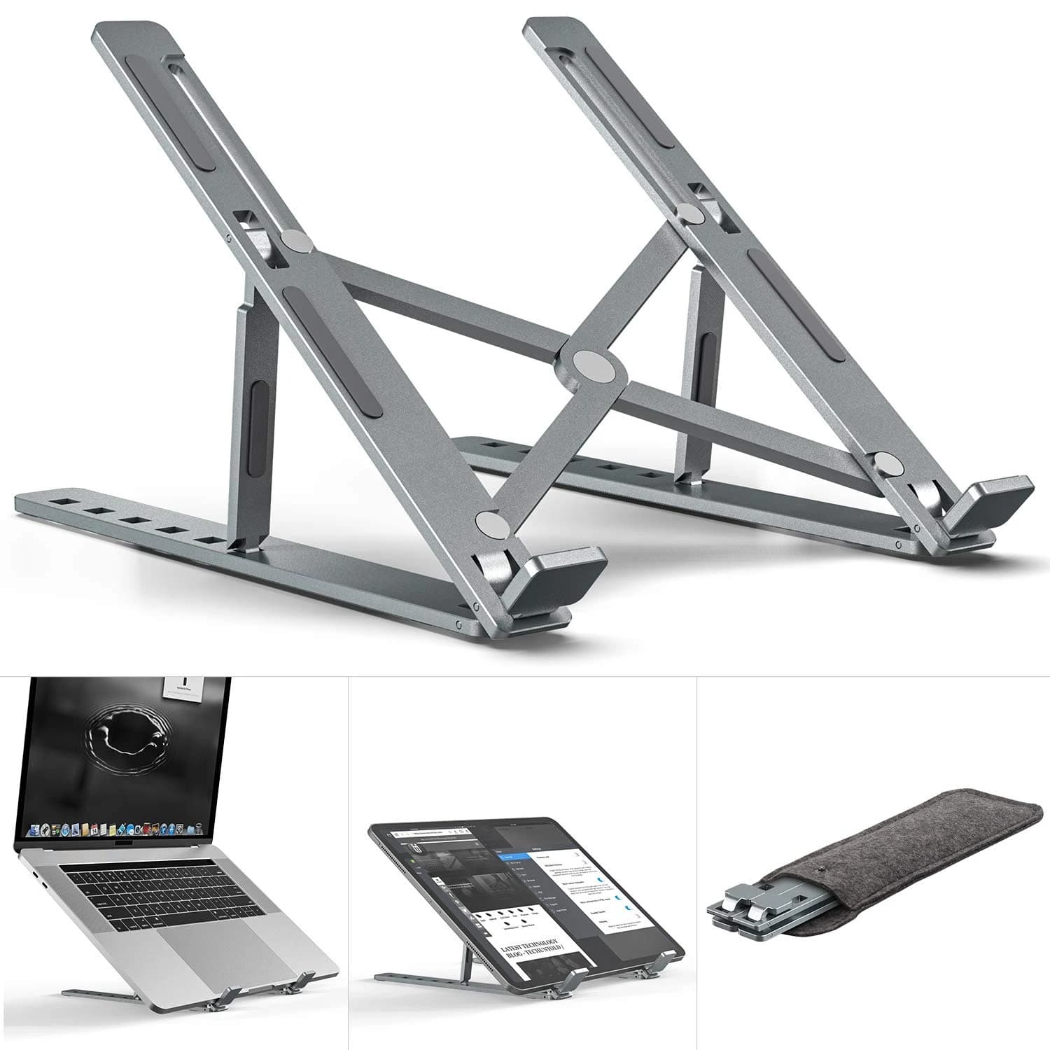 Speed-X Folding Laptop Stand, up to 15 Inch thumbnail 5