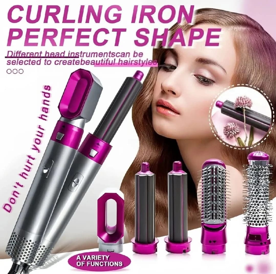 5-in-1 Hair Styler with Detachable Heads thumbnail 3