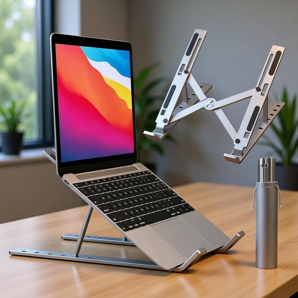 Speed-X Folding Laptop Stand, up to 15 Inch
