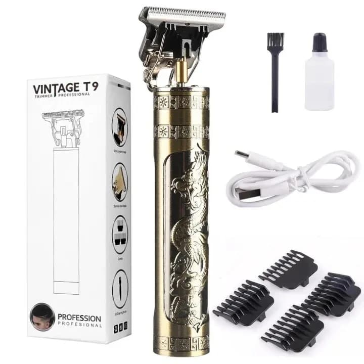 Vintage T9 Dragon Trimmer — Gold Metal Body thumbnail 5