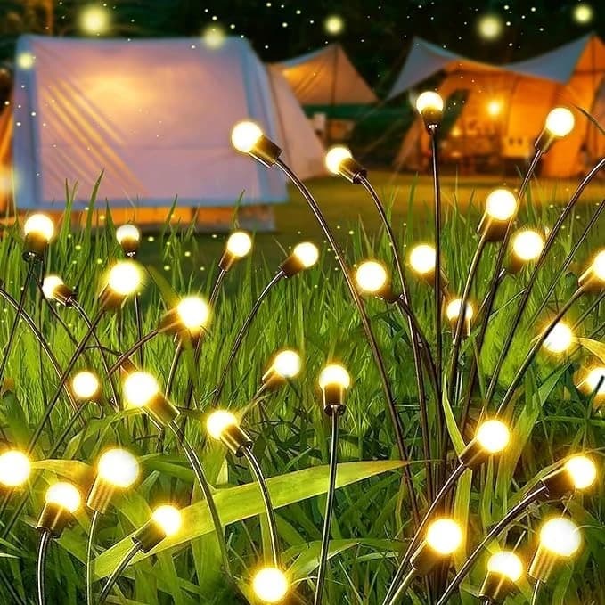 Solar Firefly Garden Lights — Warm Light thumbnail 5
