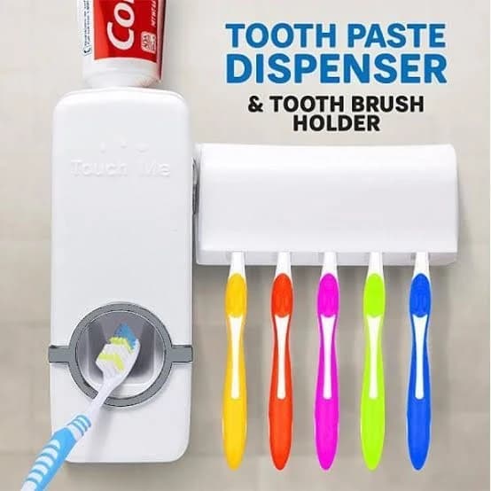 Automatic Toothpaste Dispenser and Brush Holder thumbnail 2