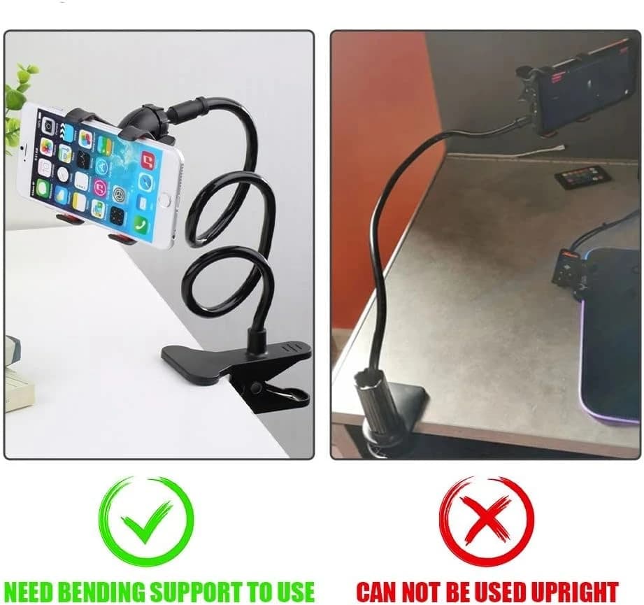 Flexible Phone Holder for Desk and Bed thumbnail 5