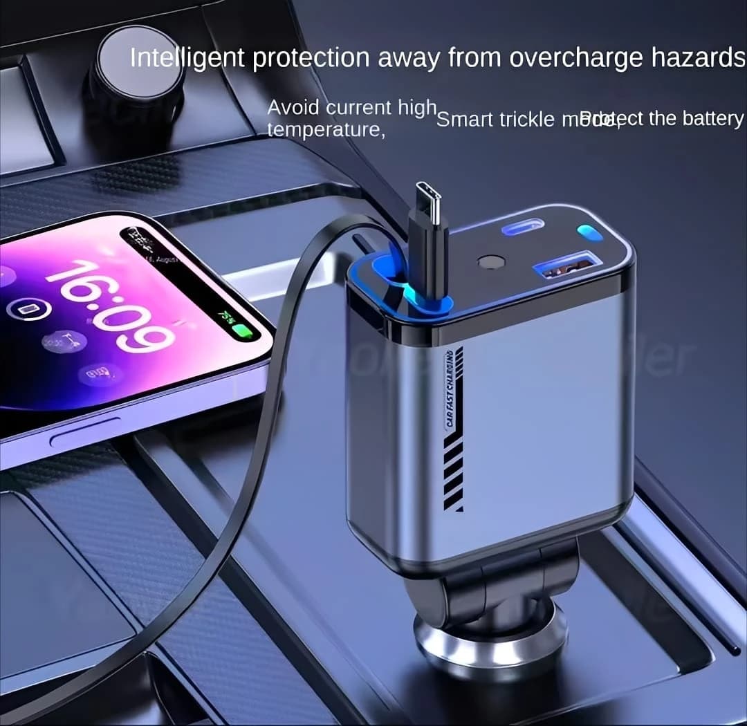 C6 4-in-1 Car Charger