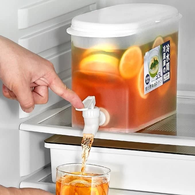 Fridge Drink Dispenser with Tap, 1.5L — detail 5
