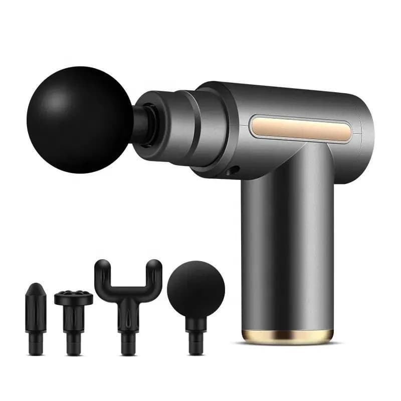 Percussion Massage Gun with 4 Heads - View 1