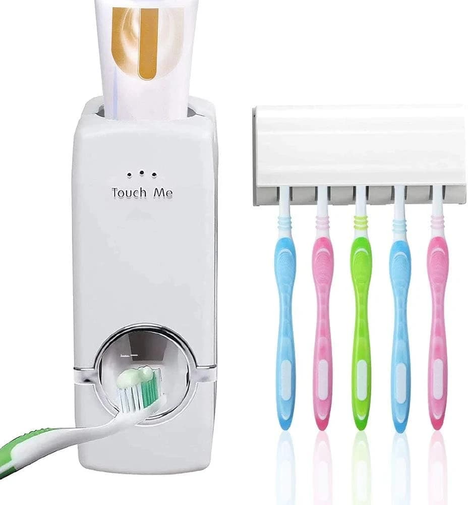 Automatic Toothpaste Dispenser and Brush Holder thumbnail 5
