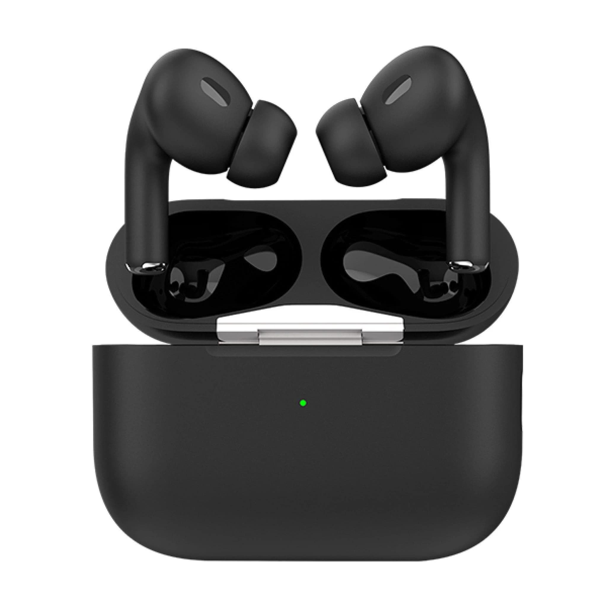 Black Pro 2 Wireless Earbuds with Case — product detail view