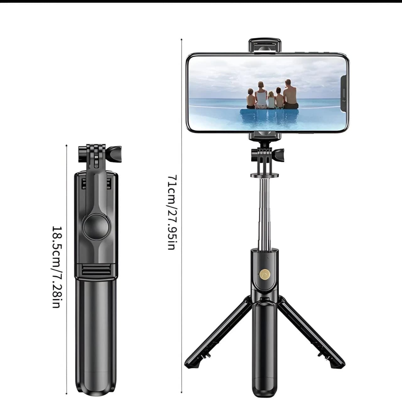 R1S Selfie Stick and Tripod with Remote thumbnail 5