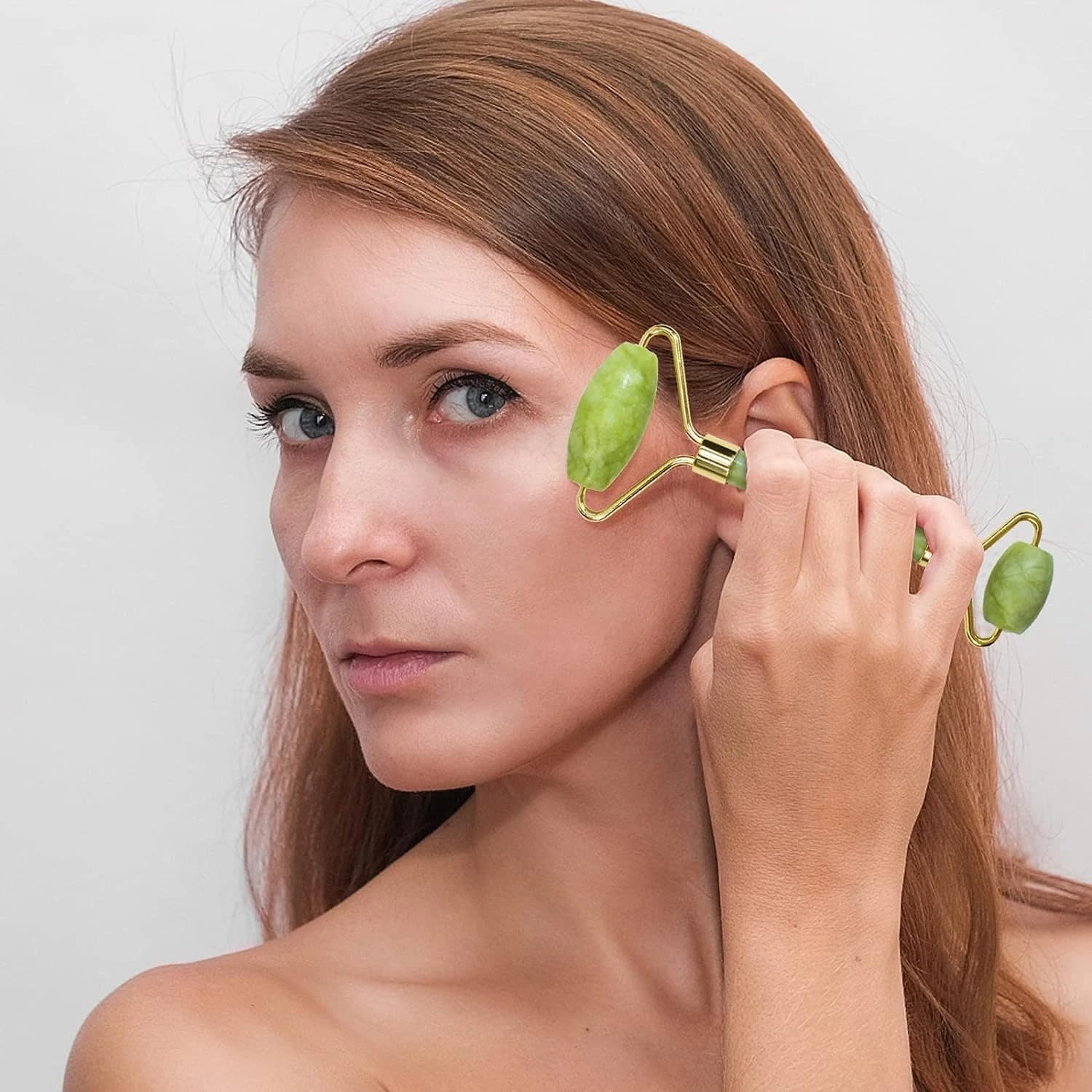 Jade Facial Roller and Gua Sha Tool thumbnail 5