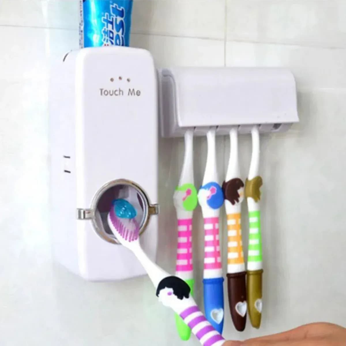 Automatic Toothpaste Dispenser and Brush Holder thumbnail 4