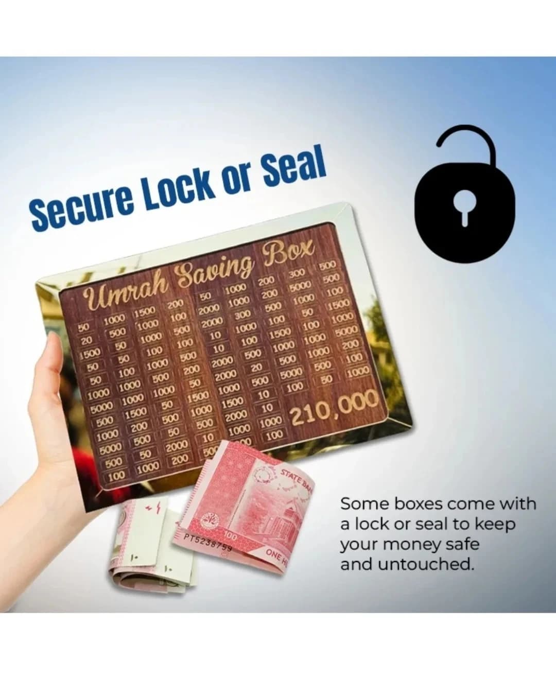 Umrah Savings Box with Rs210,000 Tracker thumbnail 3