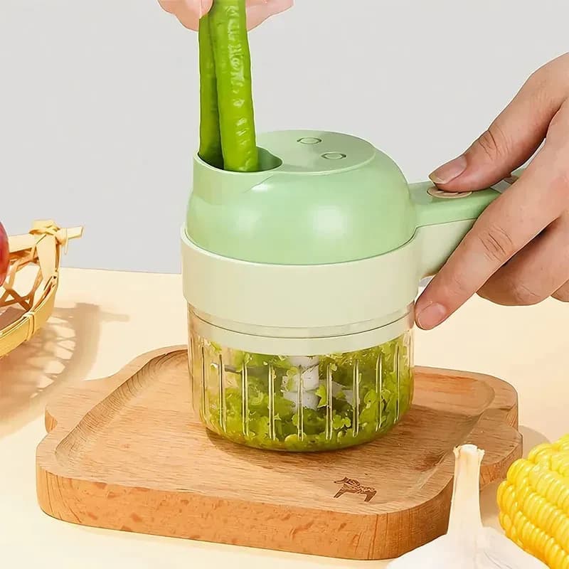 Rechargeable 4-in-1 Vegetable Cutter