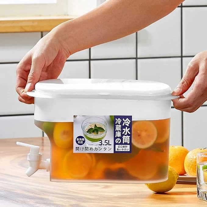 Fridge Drink Dispenser with Tap, 1.5L thumbnail 4