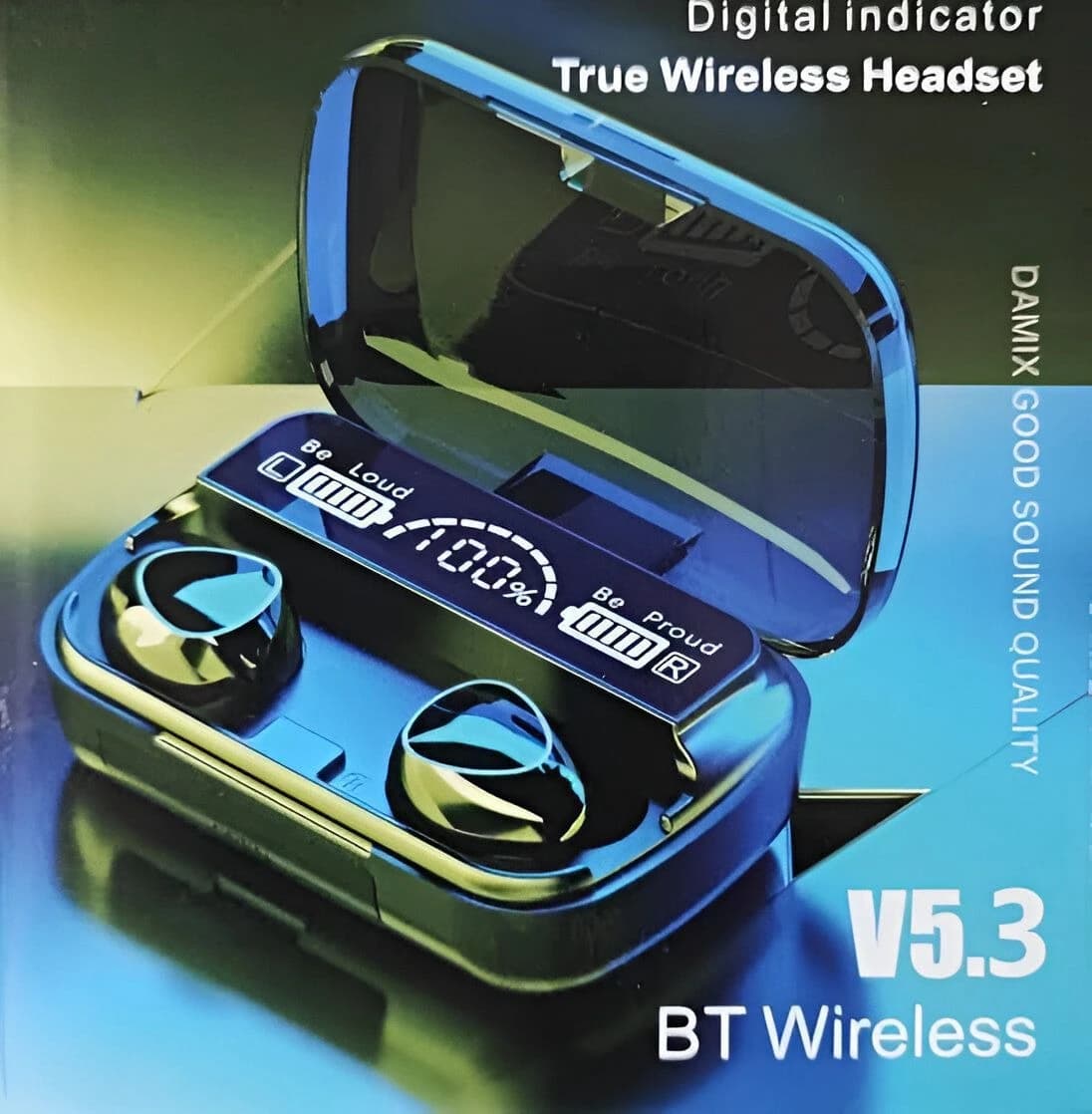 M10 Wireless Earbuds with LED Charging Case thumbnail 4
