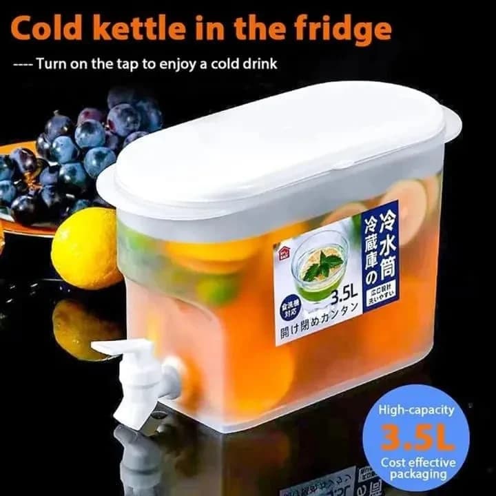 Fridge Drink Dispenser with Tap, 1.5L thumbnail 5