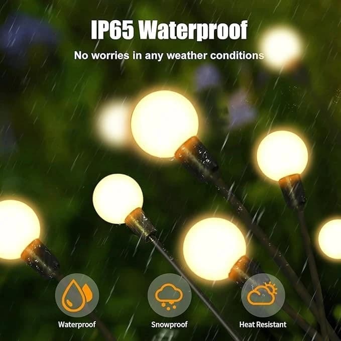 Solar Firefly Garden Lights — Warm Light thumbnail 4