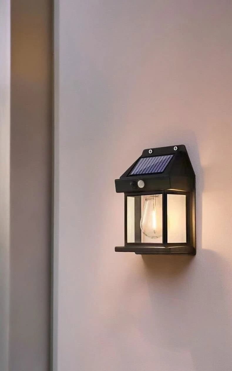 Solar Filament Wall Lamp — product detail view