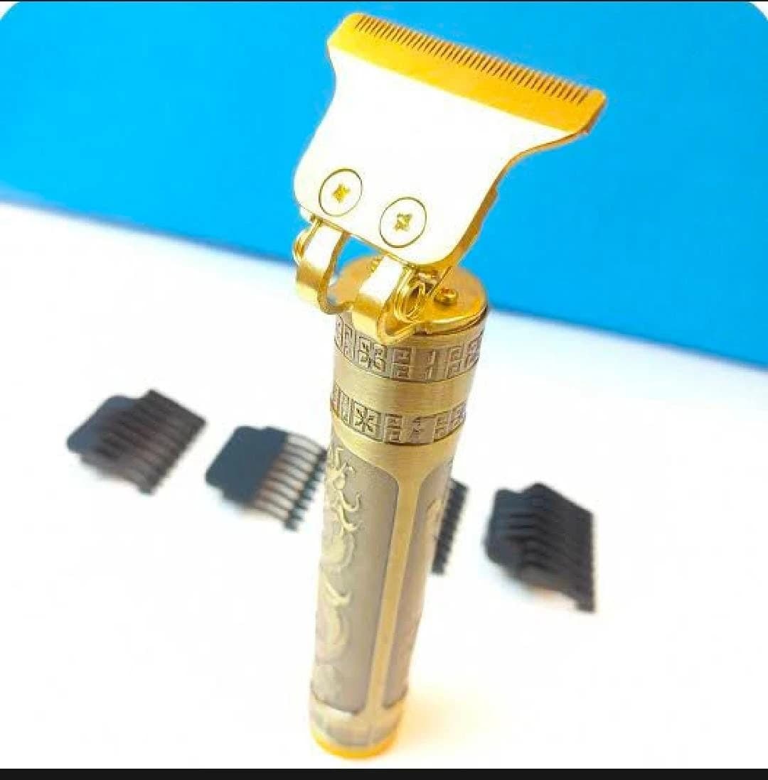 Vintage T9 Dragon Trimmer — Gold Metal Body - View 1