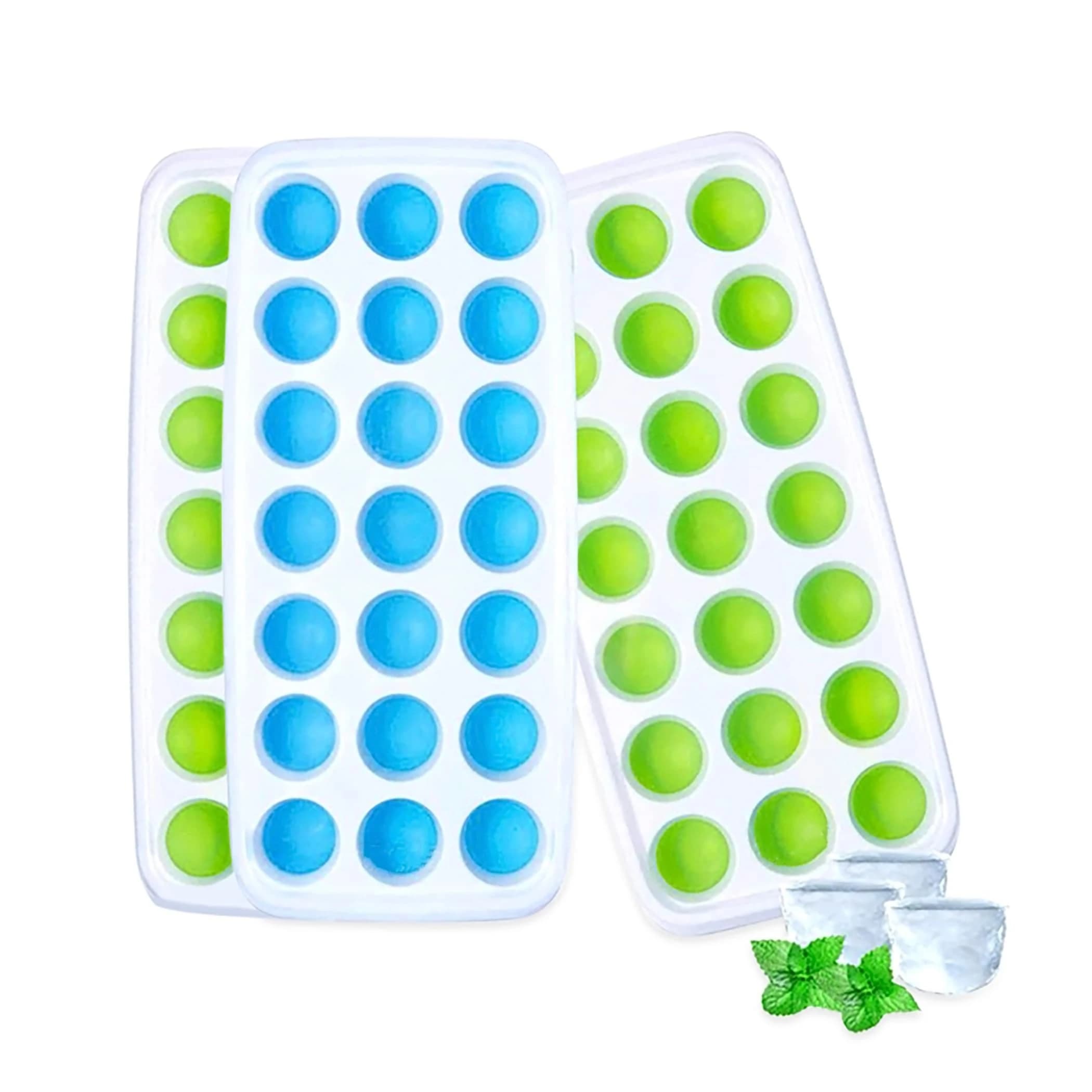 Pop-Up Ice Cube Tray with Lid - View 1
