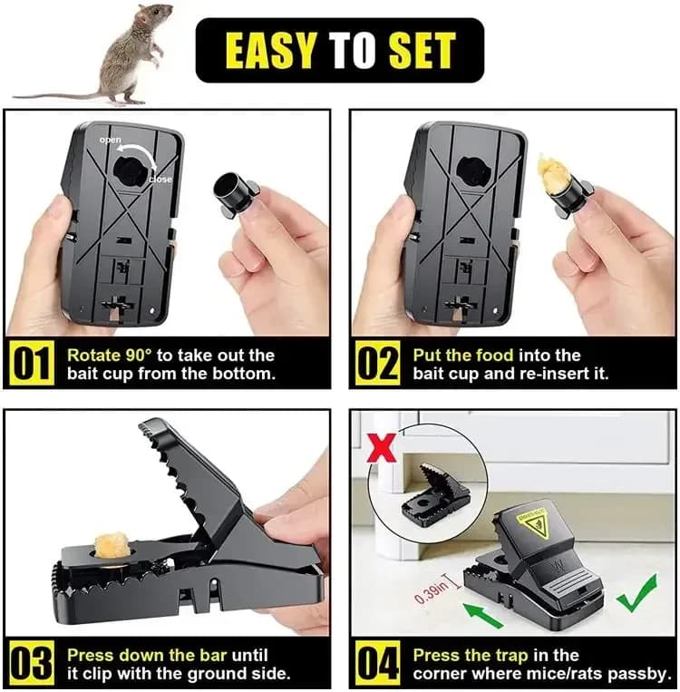 Reusable Mouse Traps, Pack of 3 — additional product photo