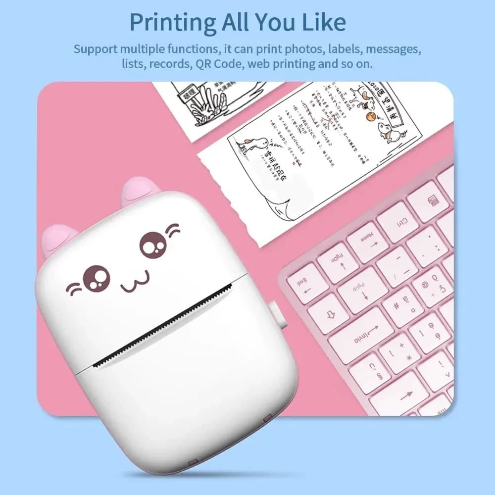 Portable Wireless Thermal Printer — product detail view
