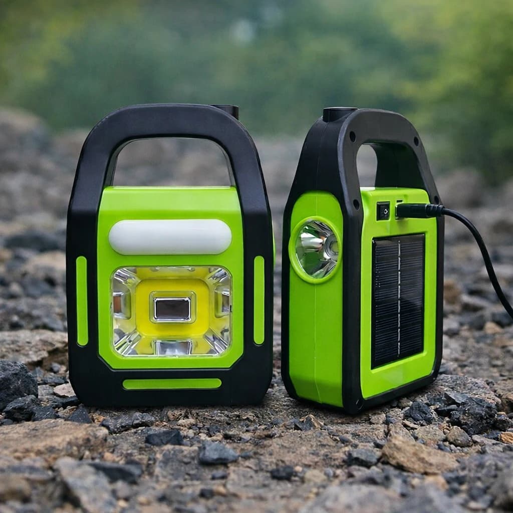 3-in-1 Solar Rechargeable Emergency Light - View 1