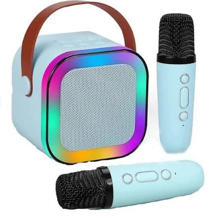 K12 Portable Karaoke Speaker and Microphone — product detail view