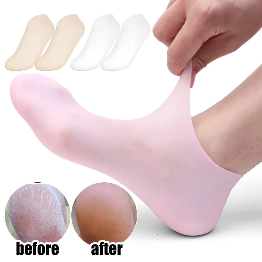 Silicone Gel Foot Care Socks, 1 Pair — product detail view