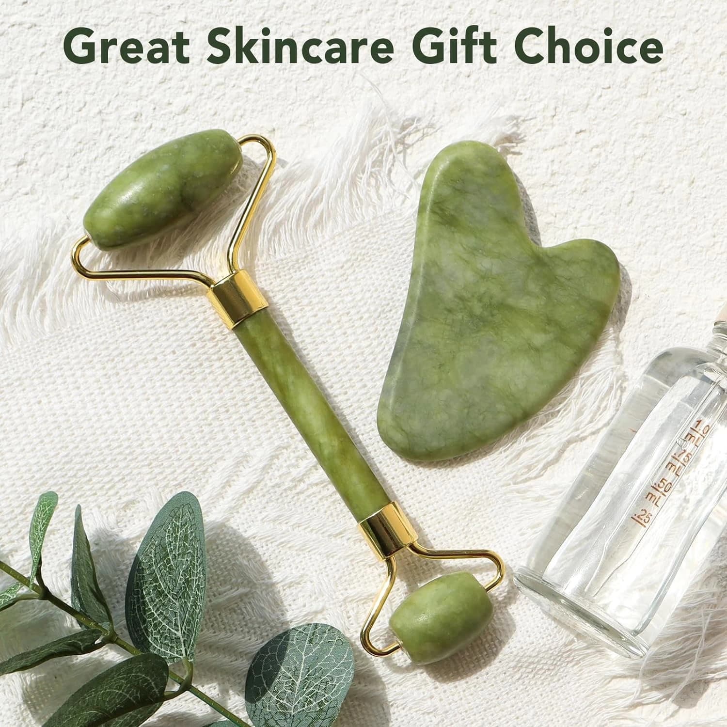 Jade Facial Roller and Gua Sha Tool — product detail view